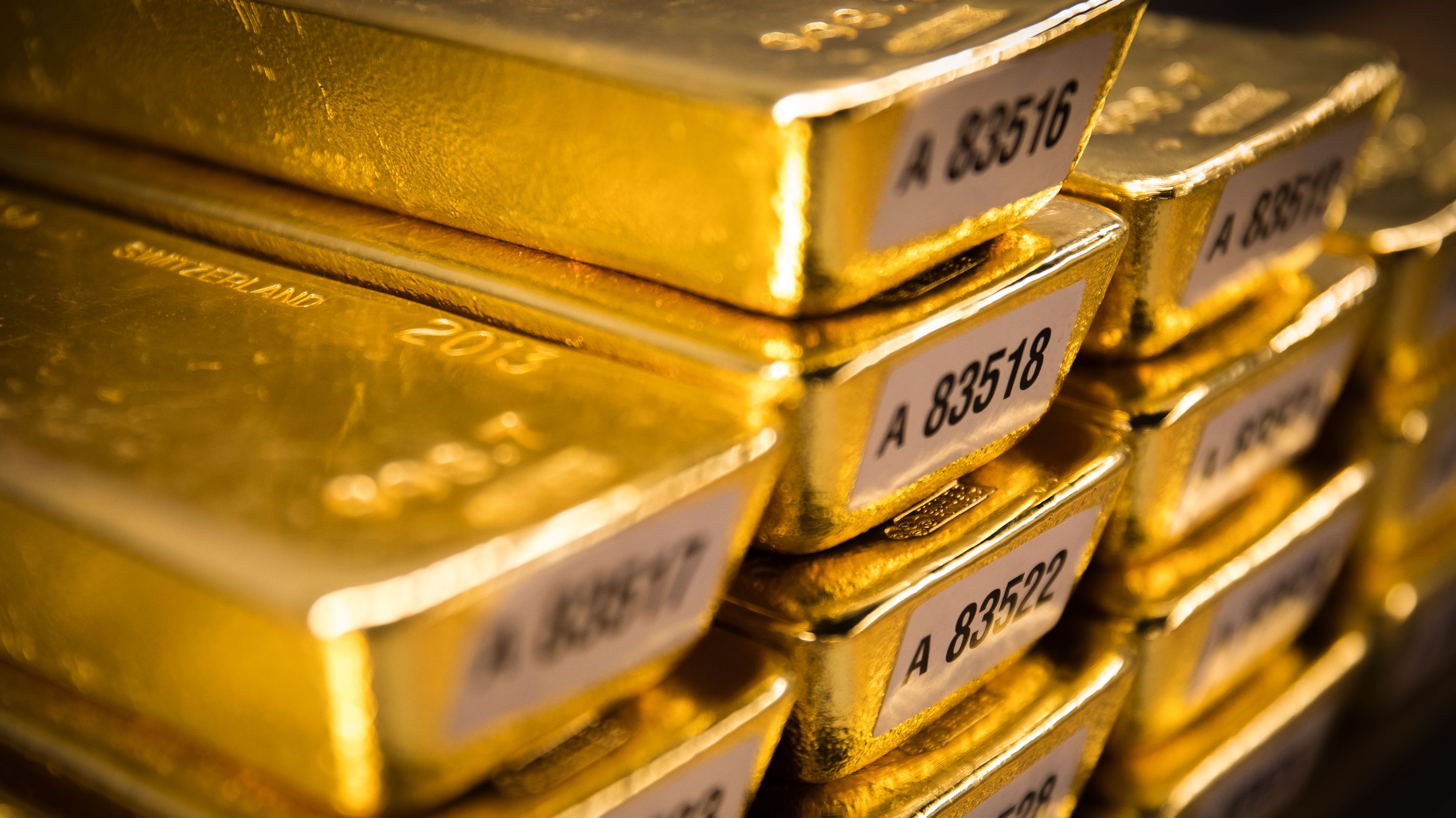 Die meisten Goldbarren der deutschen Währungsreserve liegen im Tresor der Deutschen Bundesbank in Frankfurt am Main