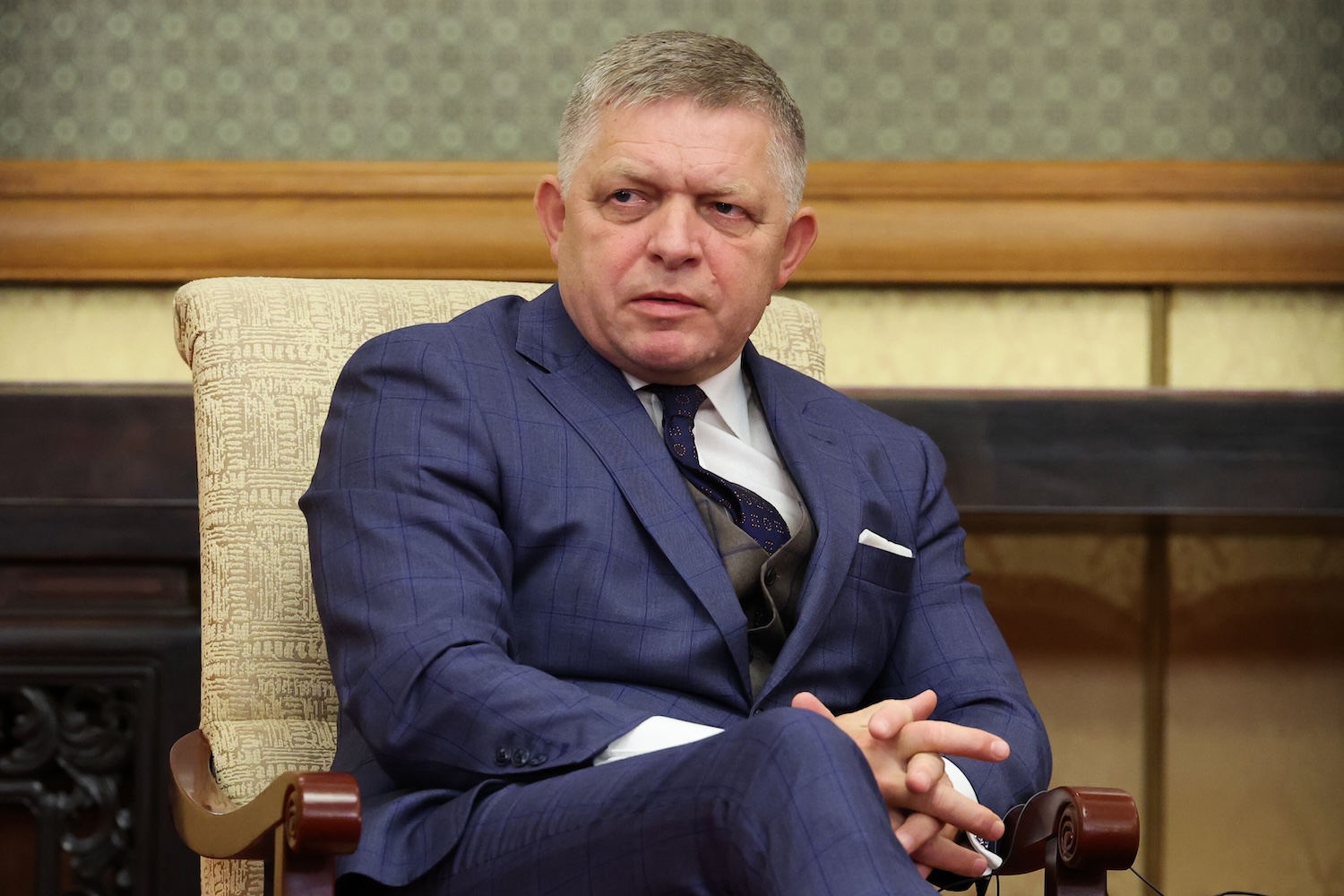 Der slowakische Ministerpräsident Robert Fico traf sich September 2025 mit Wladimir Putin in China